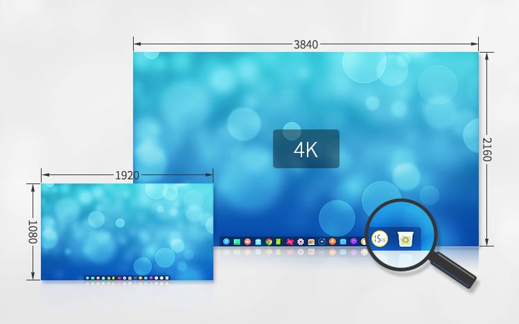 deepin 15.5 provides complete HD support